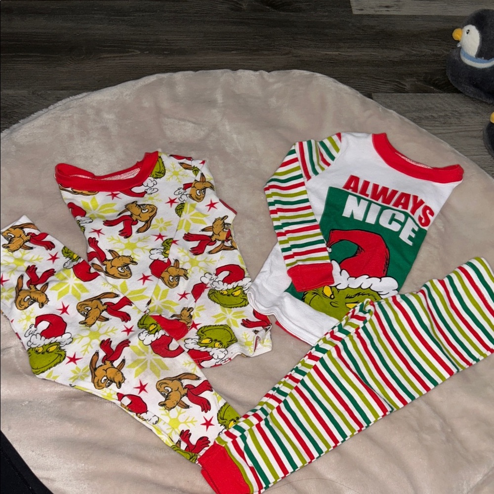 Christmas Themed Kids Pajama Set
